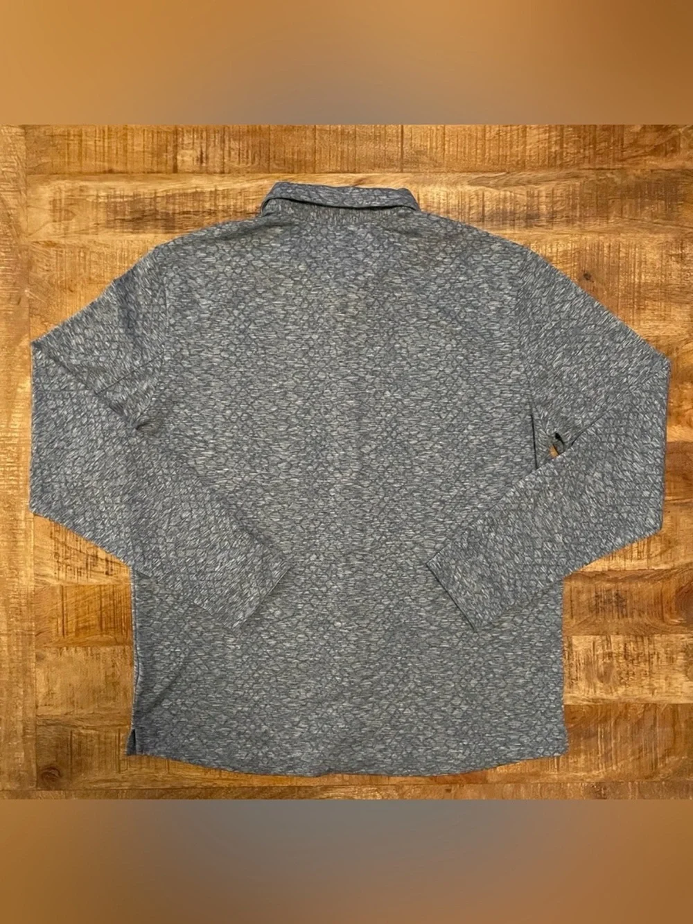 Robert Barakett Saldon Jacquard Long Sleeve Button Up Sportshirt